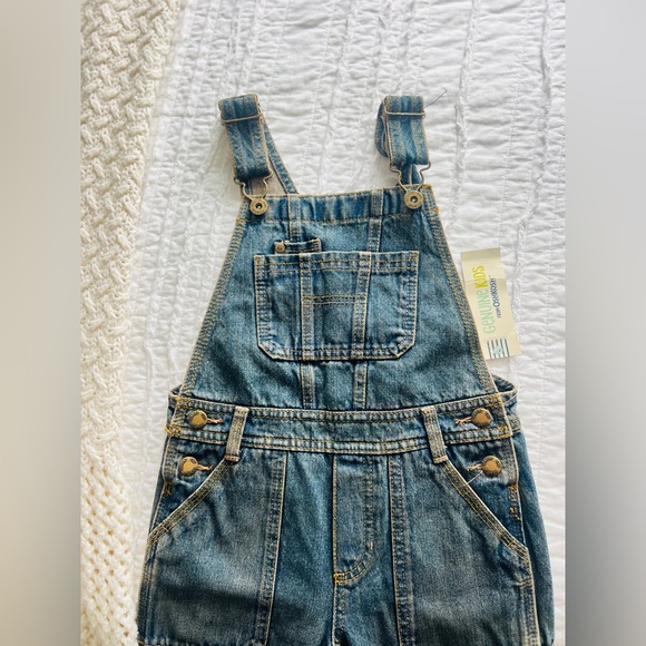 Oshkosh From Genuine Oshkosh Boys Size 5T  Denim/Blue Jean Overalls - Picture 7 of 8